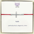 Silberarmband Faith