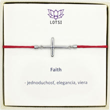 Silberarmband Faith