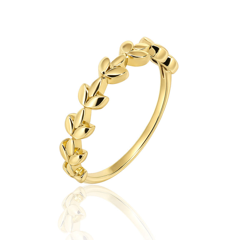 stylovy-zlaty-prsten-s-olivovými-listkami