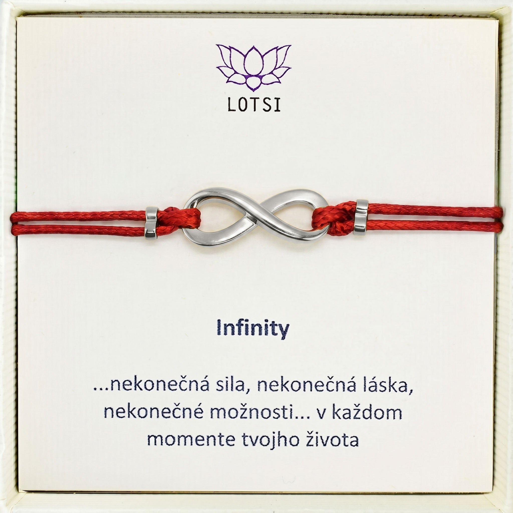 Silbernes Infinity Armband