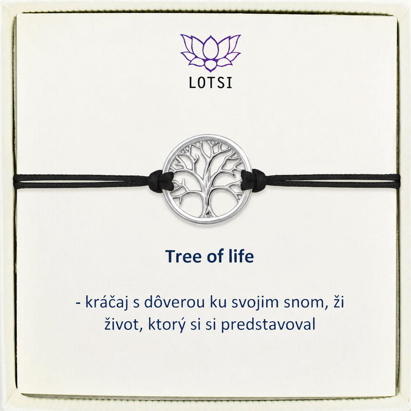 Strieborný náramok Tree of life