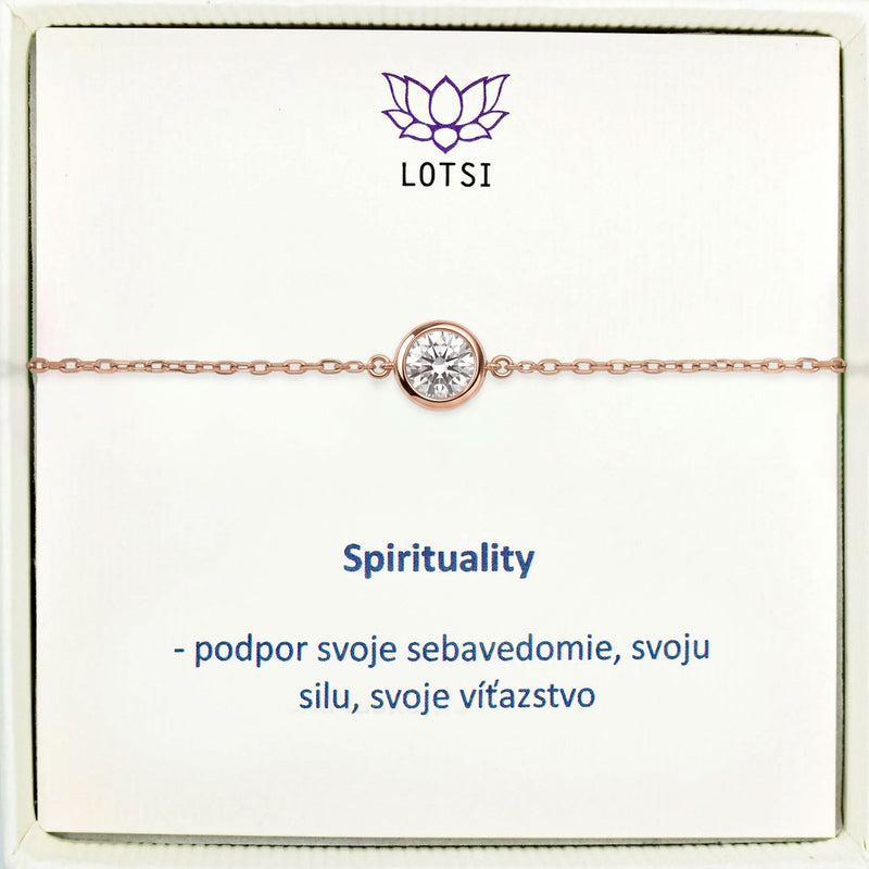 Strieborný náramok Spirituality