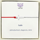 Silberarmband Faith
