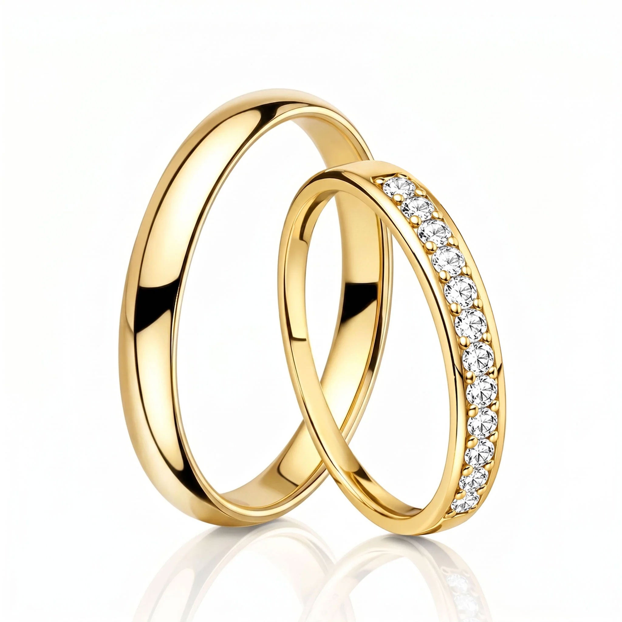 Goldene Eheringe – Paar