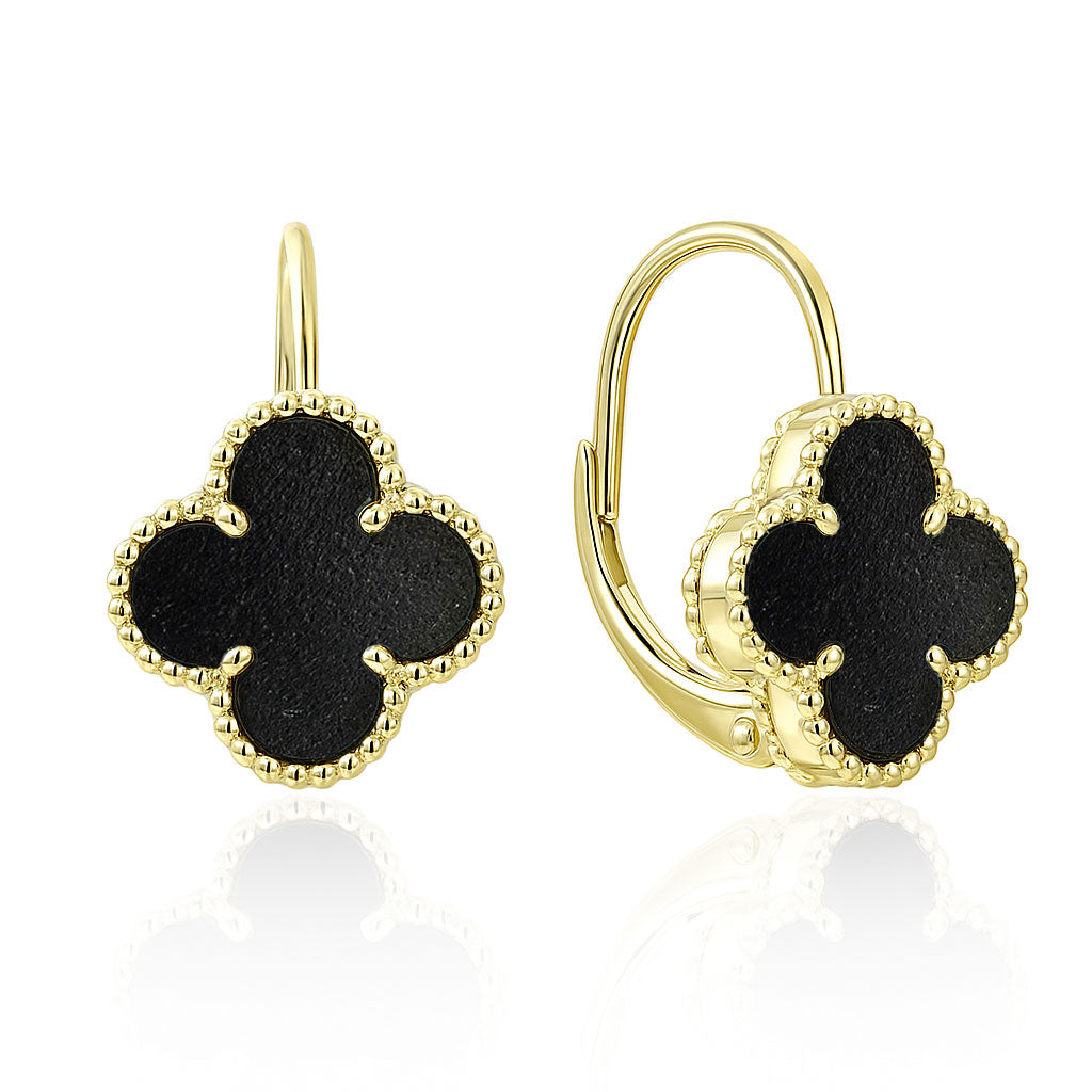 Strieborné náušnice s polodrahokamom