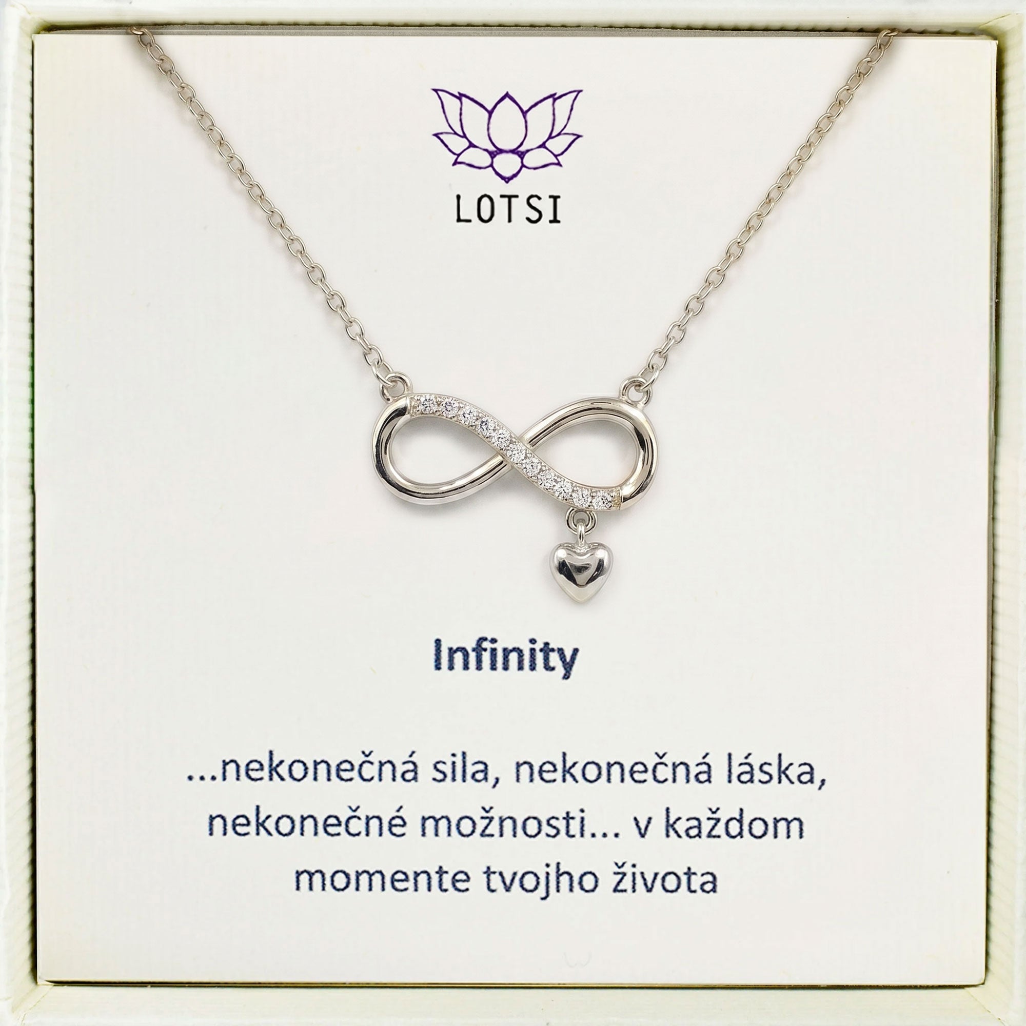 Silberkette Infinity