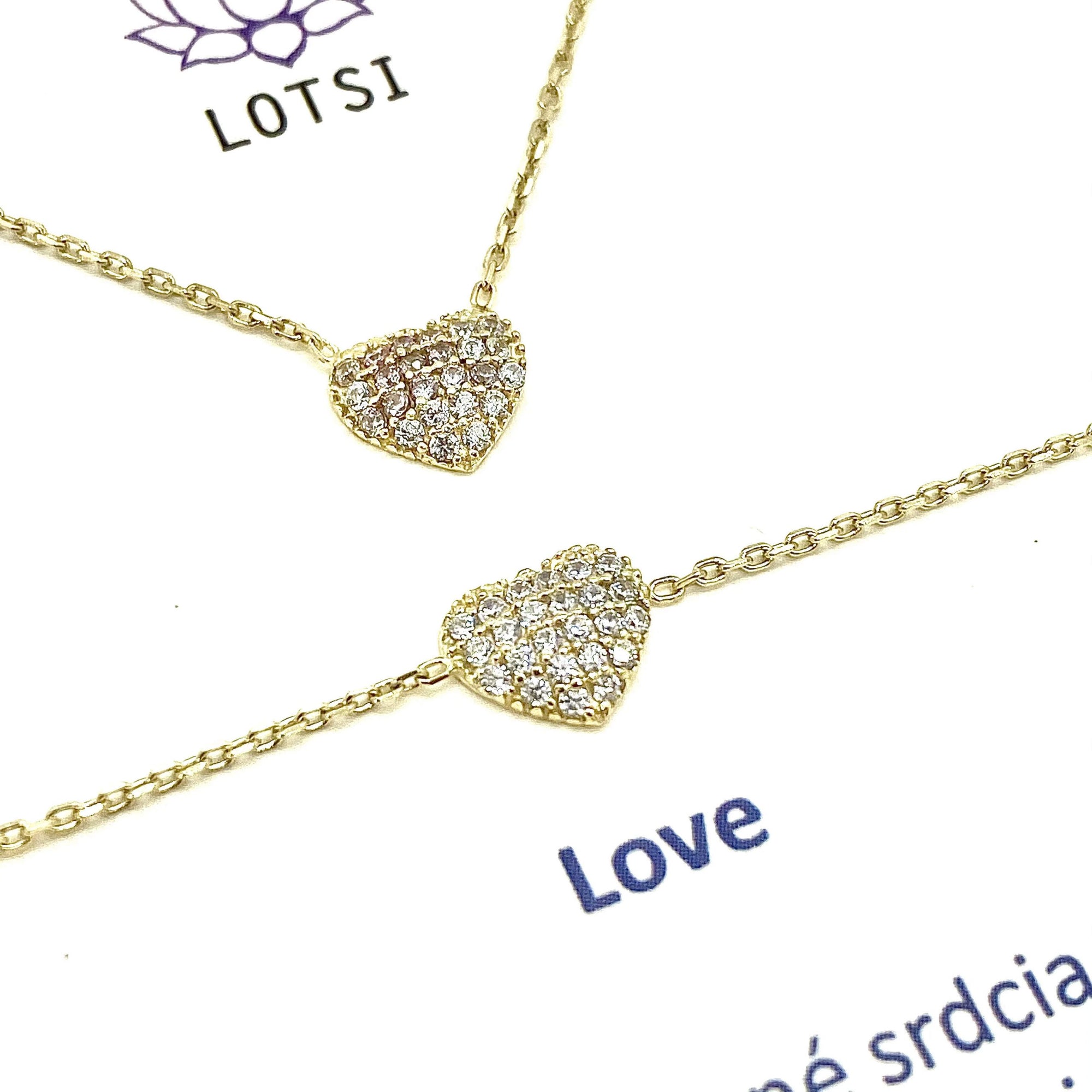 Zlatý set Love gold