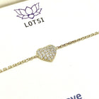 Zlatý náramok Love gold