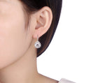 Silver earrings