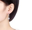 Silver earrings