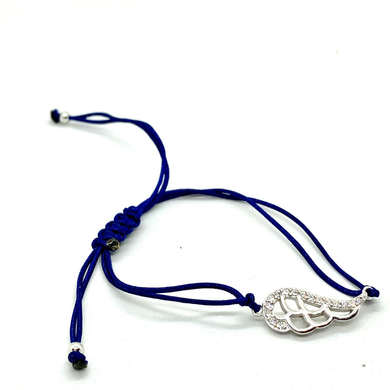 Silver bracelet Angel wings