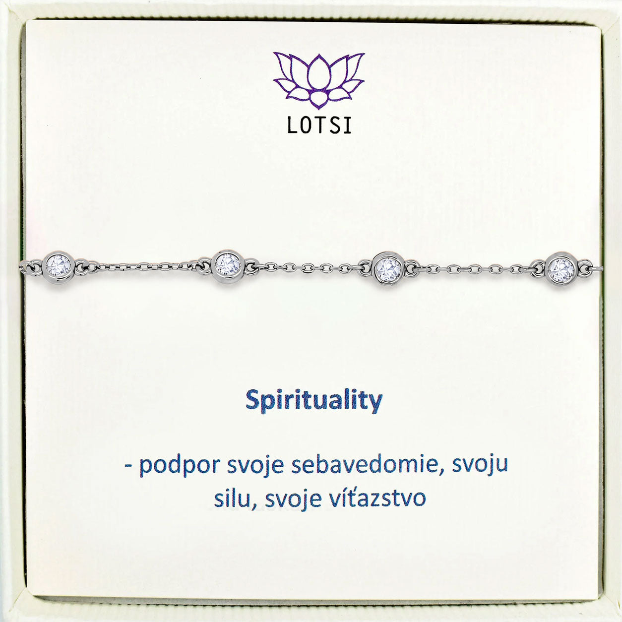 Silberarmband Spirituality