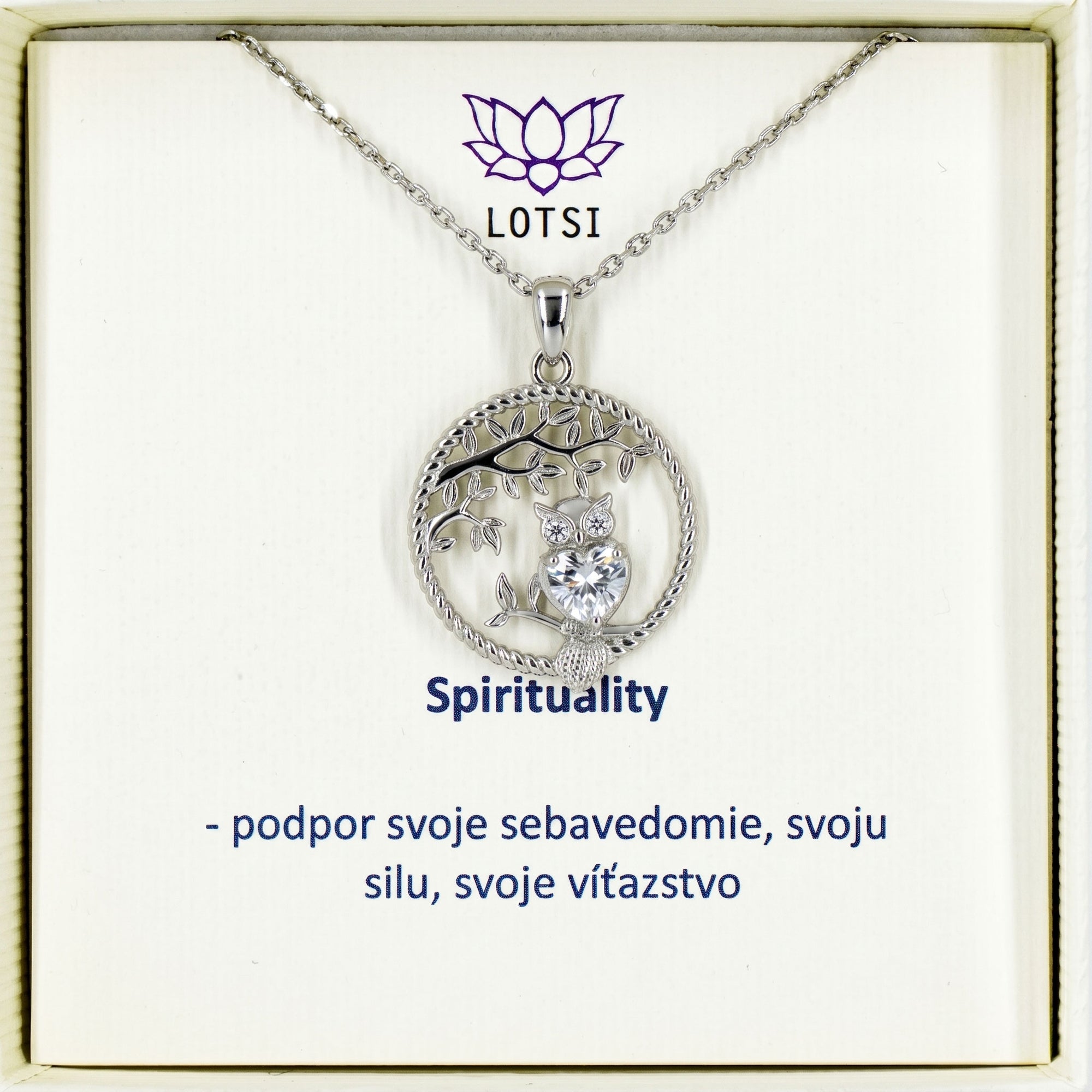Strieborná retiazka Spirituality