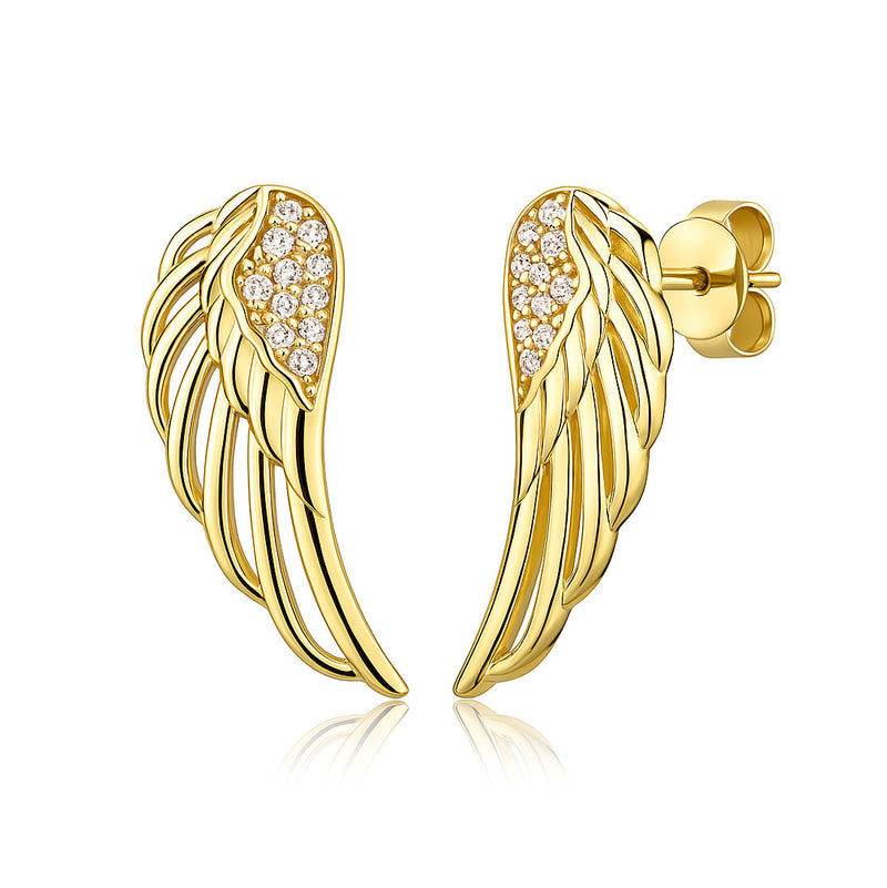 strieborne-nausnice-pozlatene-angel-wings