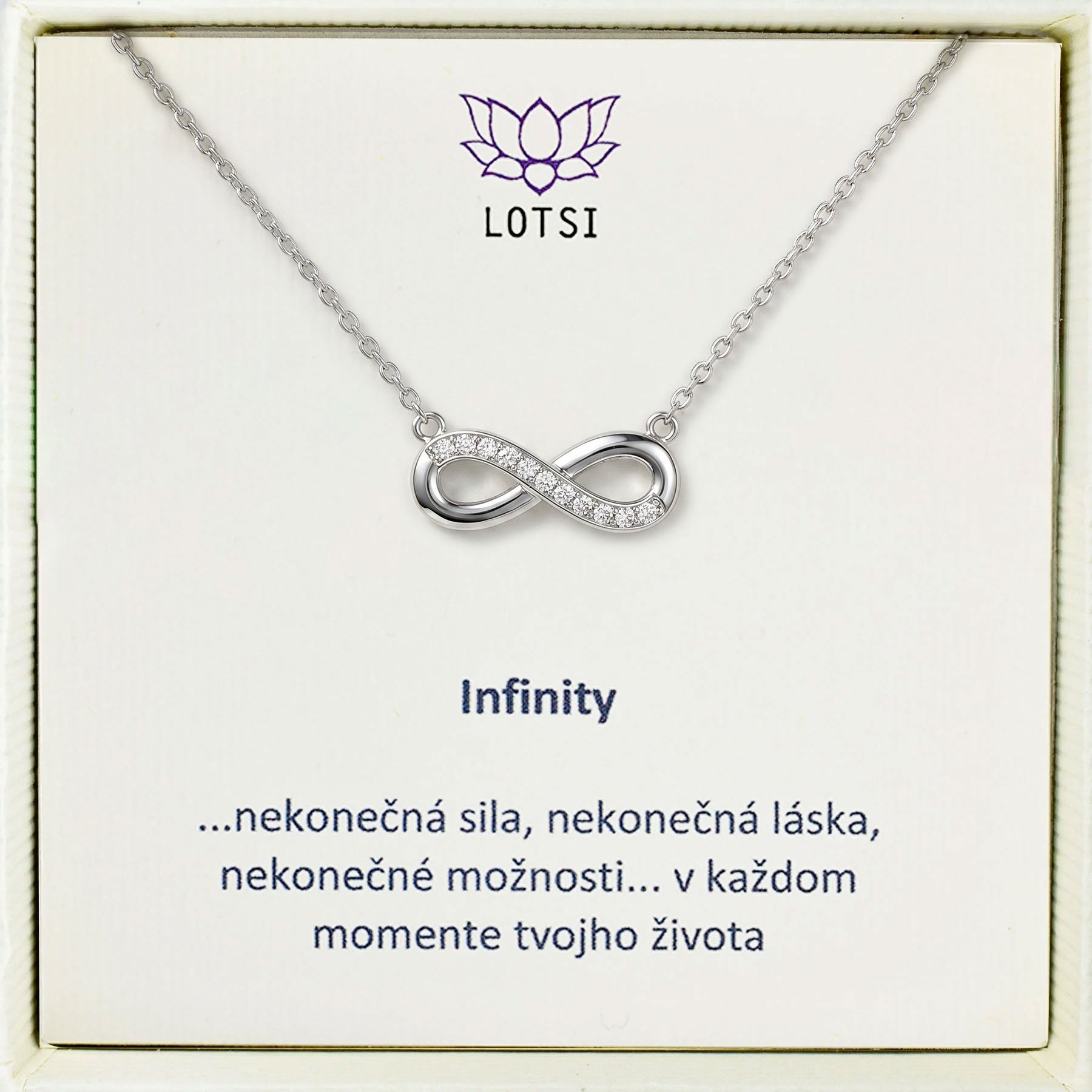 Silberkette Infinity