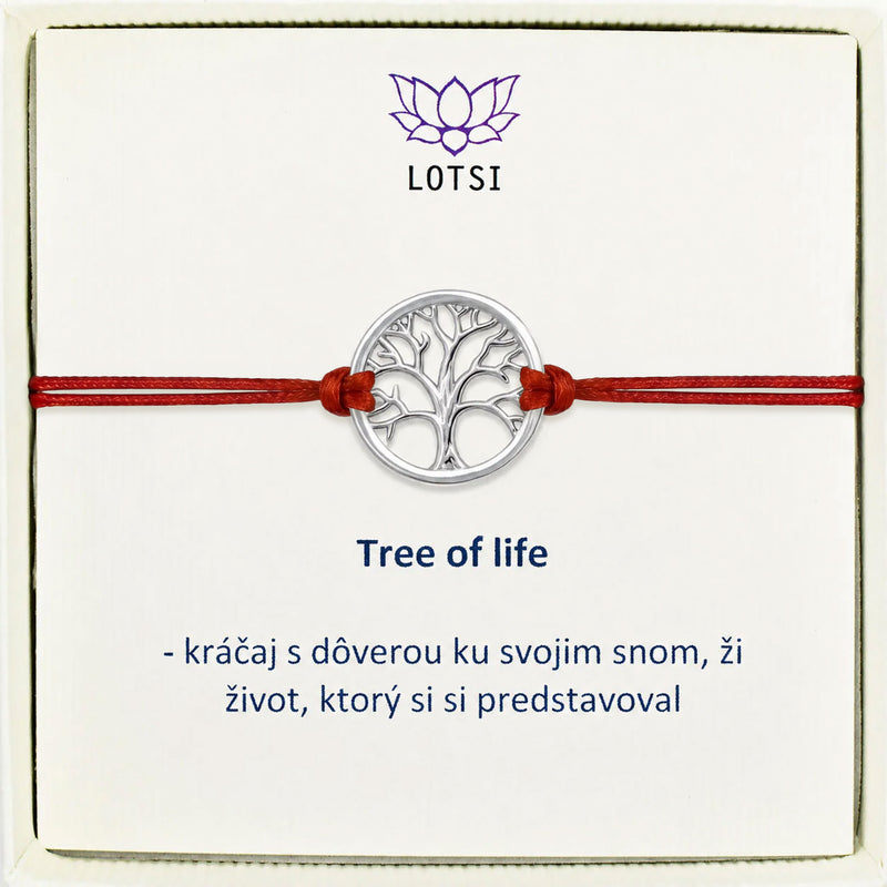 Strieborný náramok Tree of life