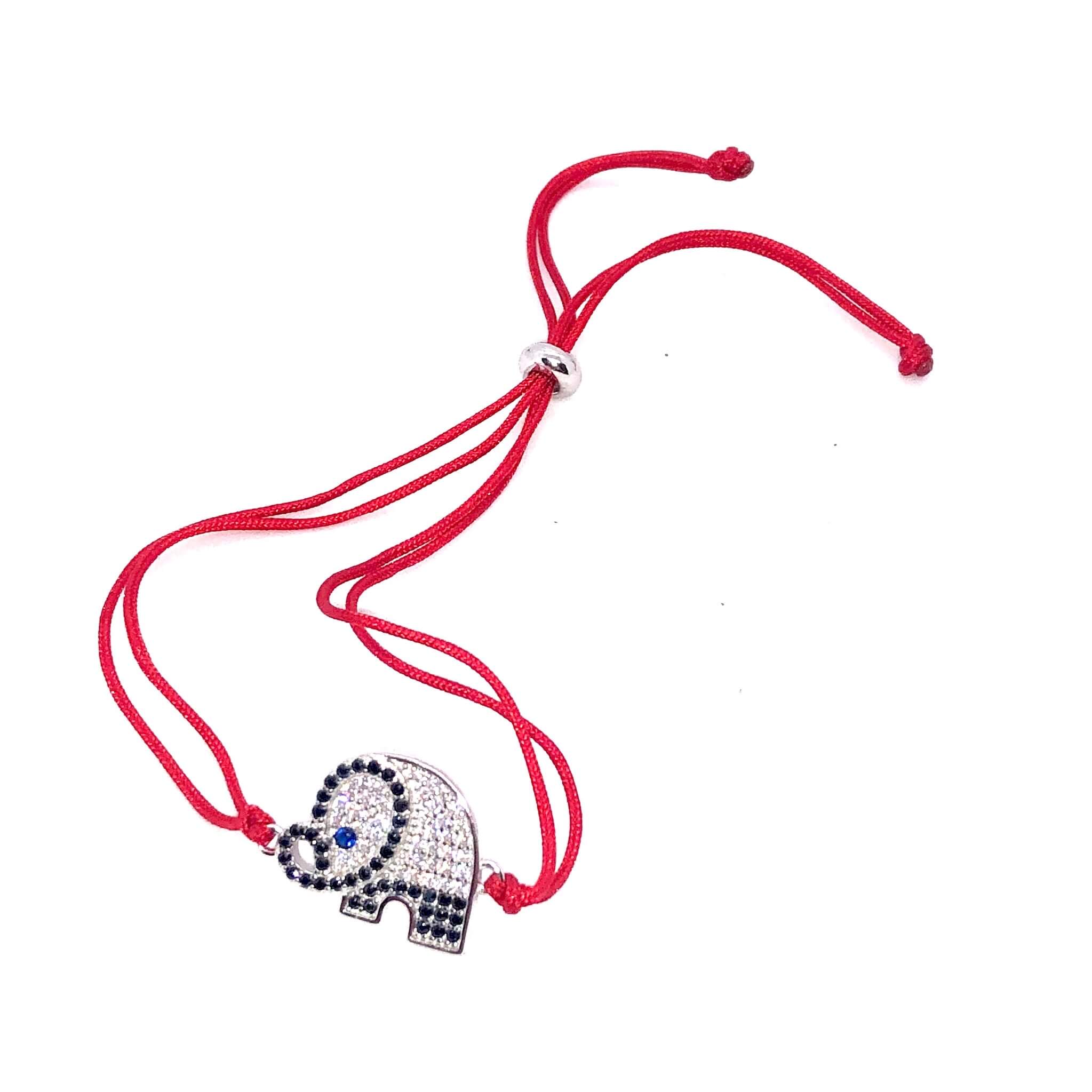 Silberarmband „Viel Glück“