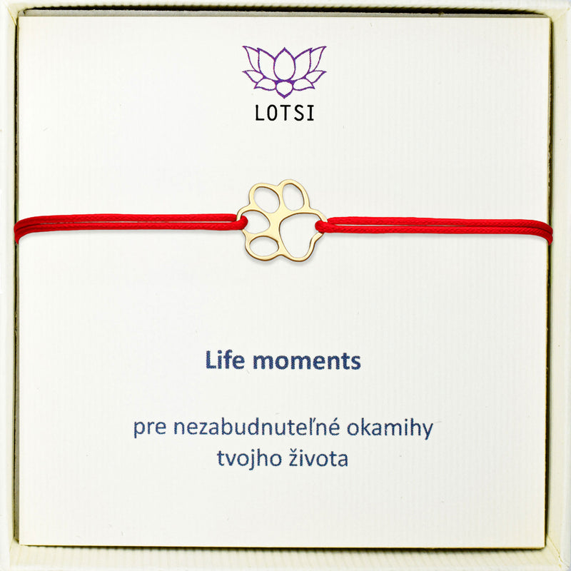 Zlatý náramok Life moments