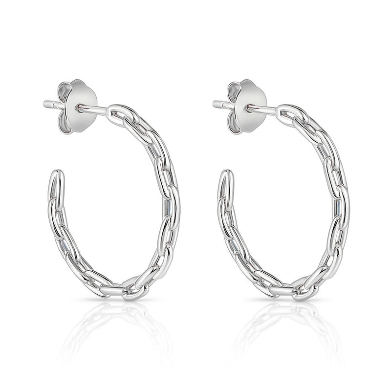 Silberohrringe