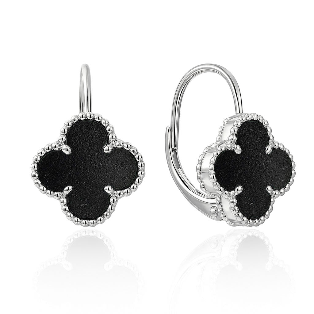 Strieborné náušnice s polodrahokamom