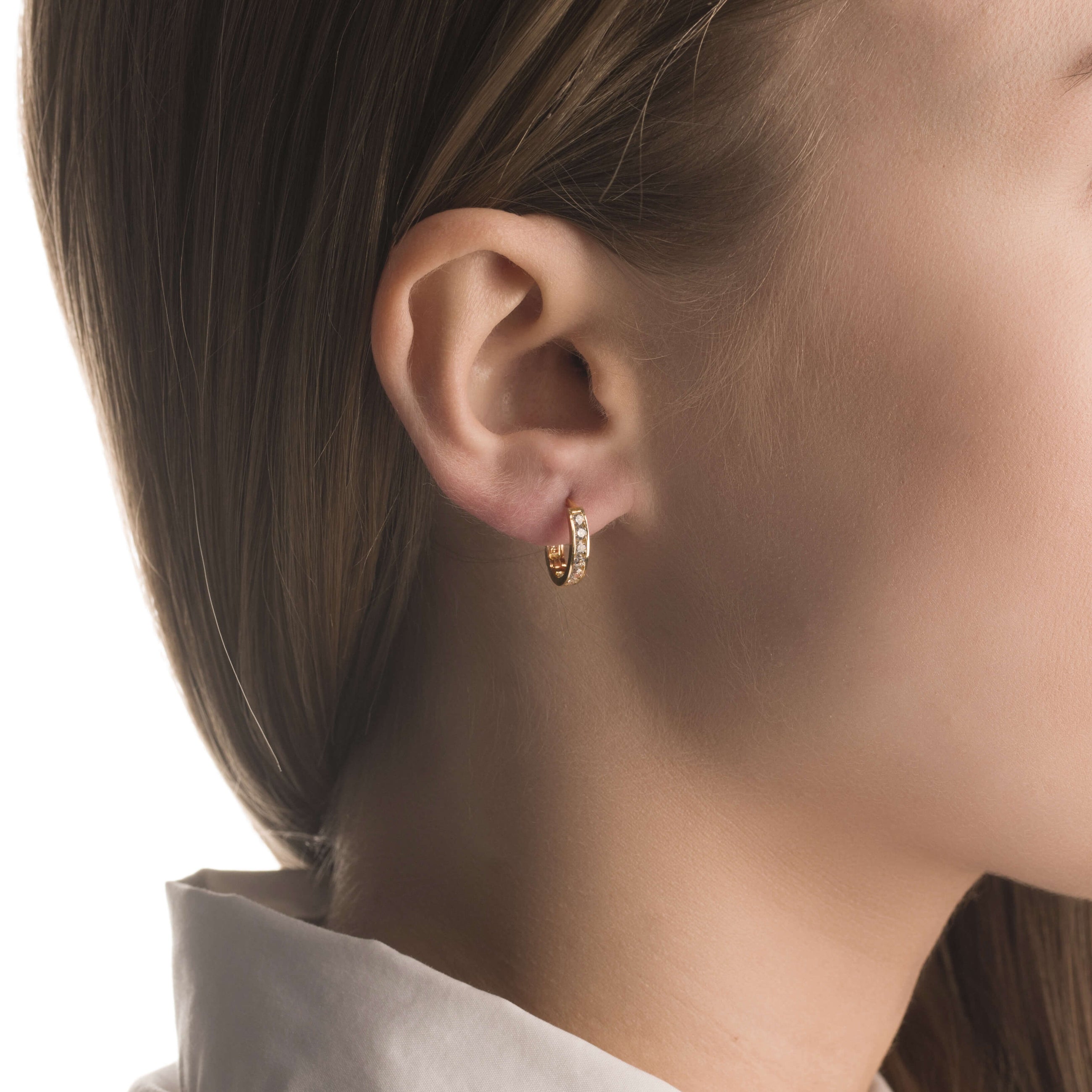 Zlaté náušnice krúžky