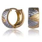 zlate-nausnice-kruzky-s-matnym-efektom