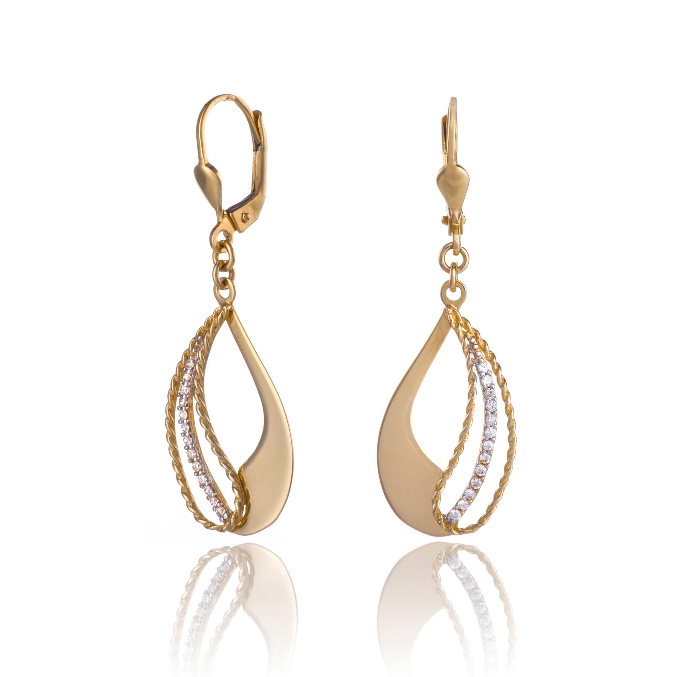 zlate-nausnice-kombinovane-s-cirymi-zirkonmi