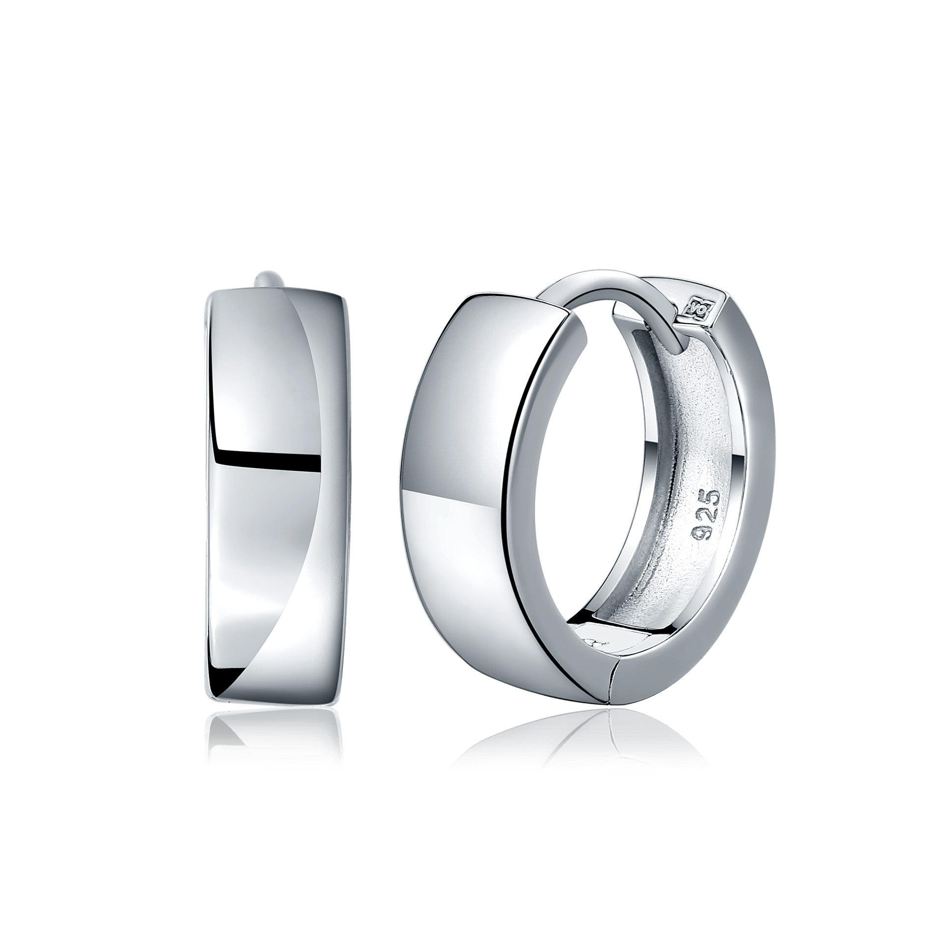 hladke-strieborne-nausnice-kruhy-bez-zirkonov