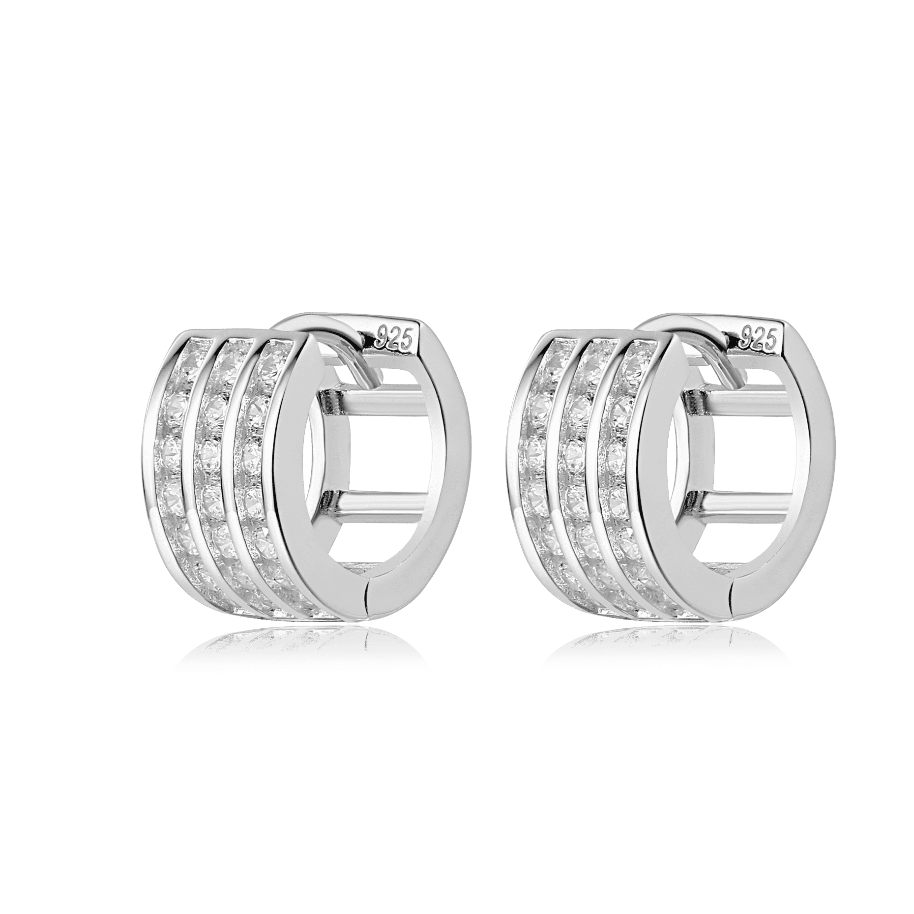 strieborne-nausnice-s-tromí-radmi-zirkonov