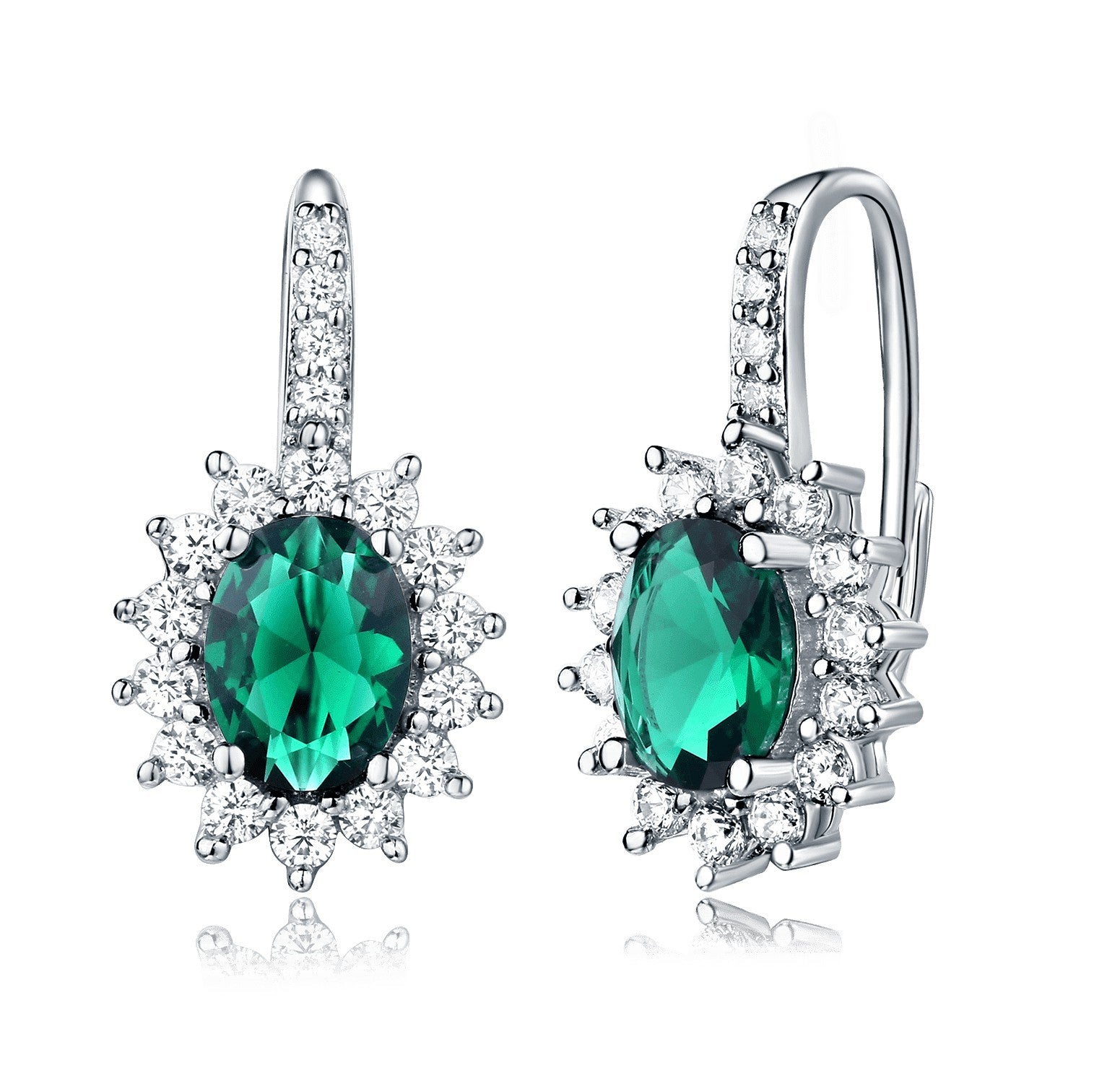 strieborne-nausnice-so-zelenym-zirkonom