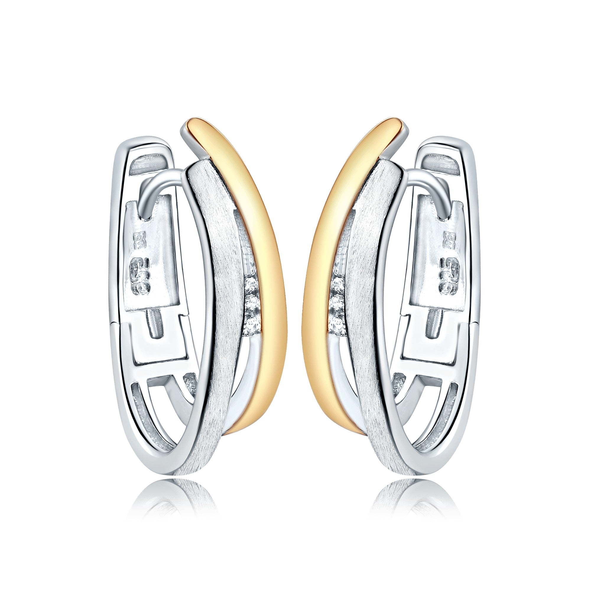 zaujimave-strieborne-zirkonove-nausnice-s-pozlatenim