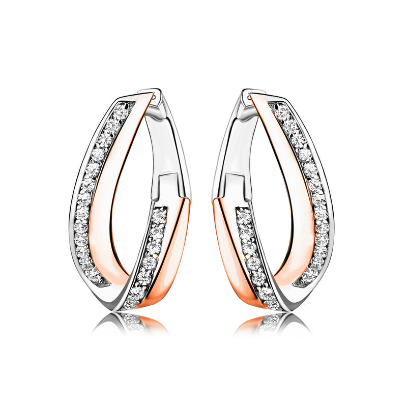 zaujimave-strieborne-nausnice-ruzove-pozlatenie