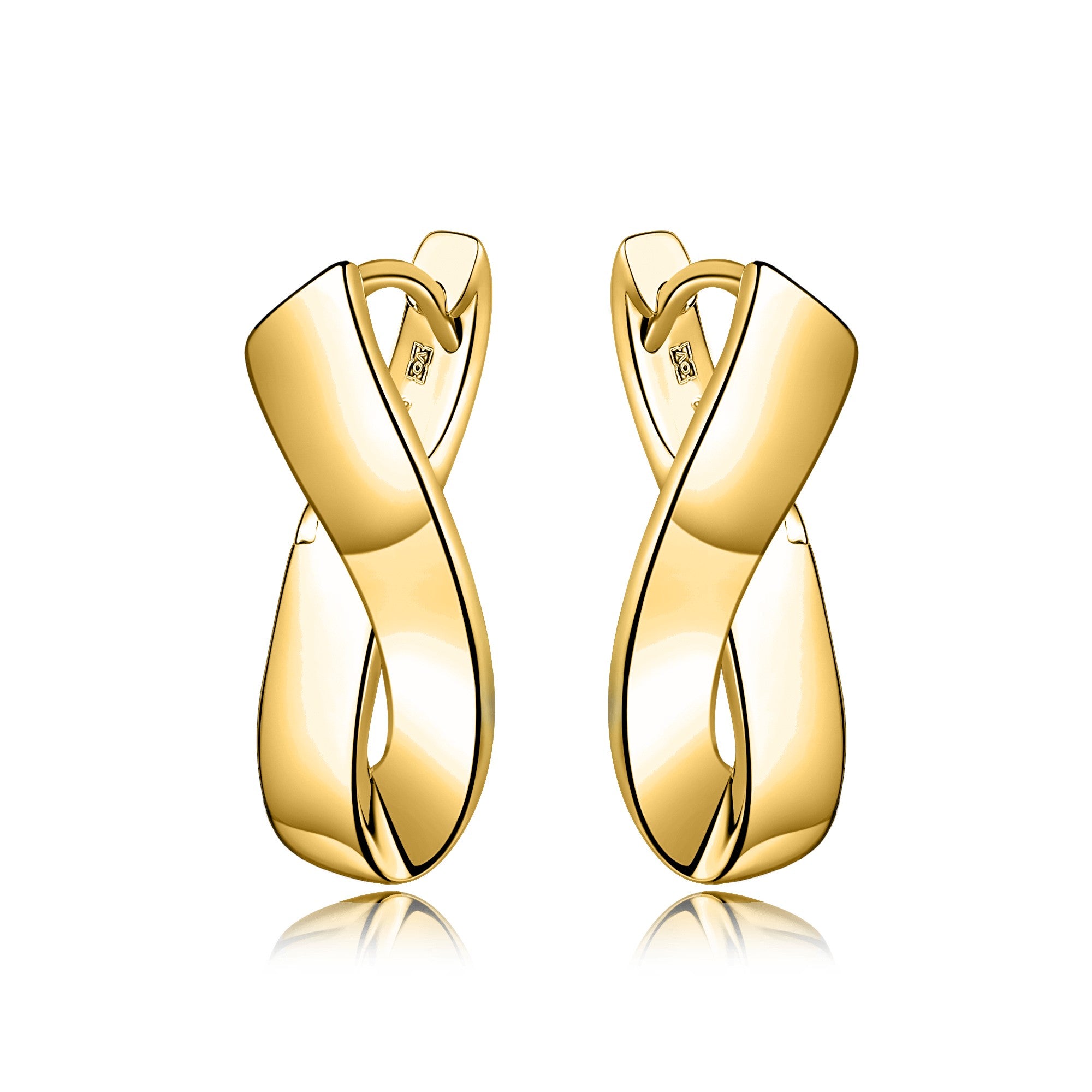 zaujimave-damske-strieborne-nausnice-s-pozlatenim