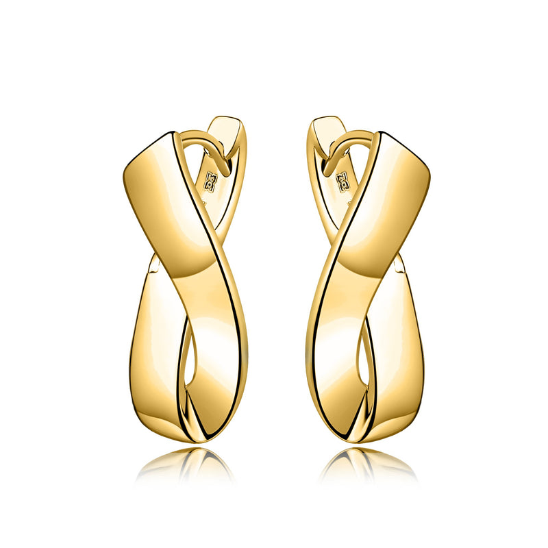 zaujimave-damske-strieborne-nausnice-s-pozlatenim