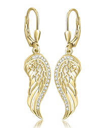 damske-strieborne-pozlatene-nausnice-anjelske-kridla