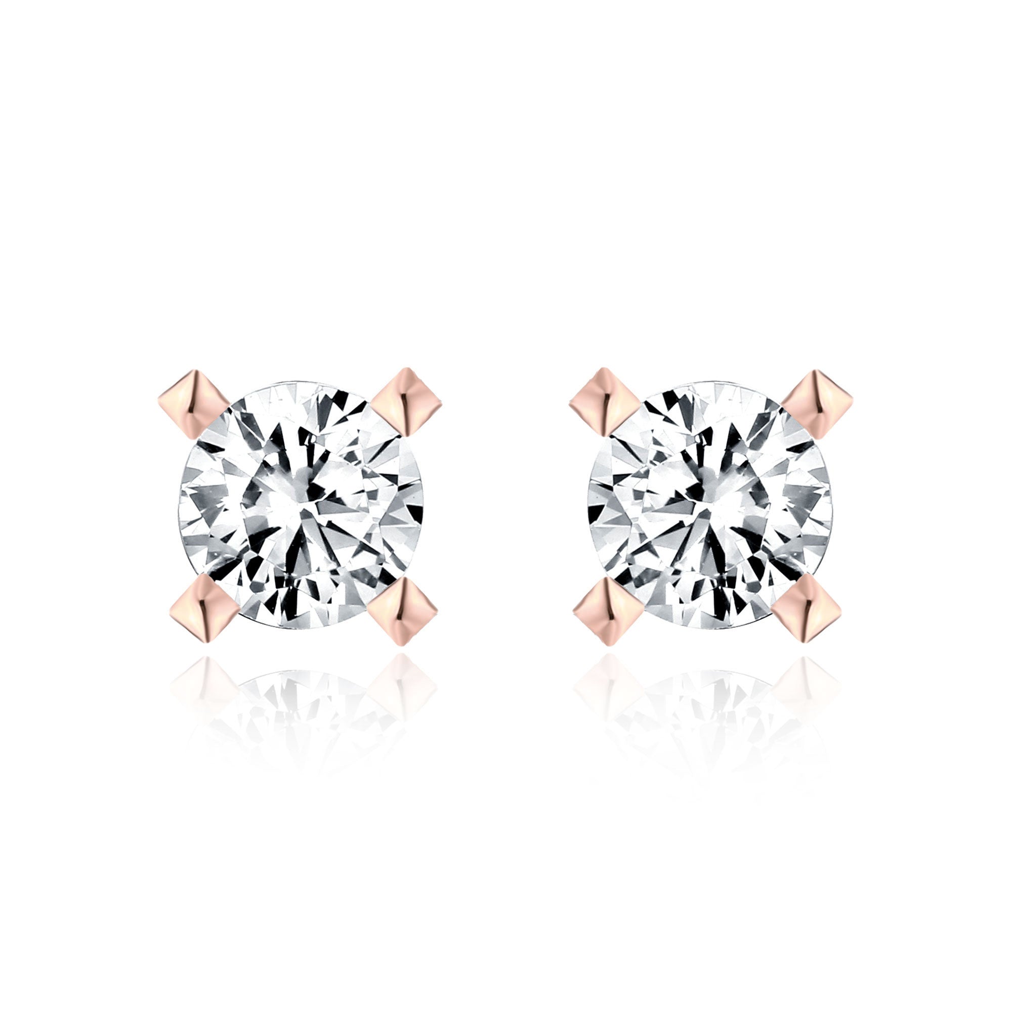 Zlaté náušnice šróbovacie