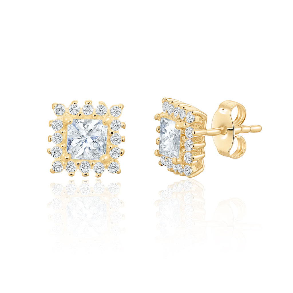 Silver earrings