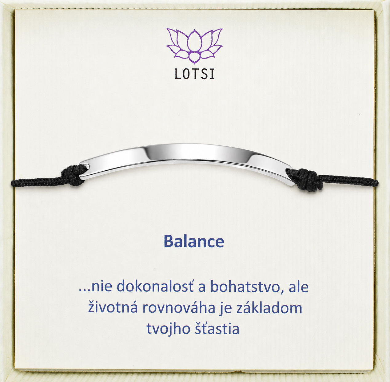 Silver Balance Bracelet