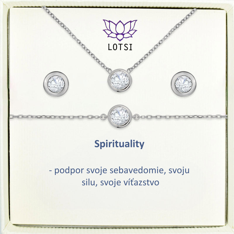 Strieborný set Spirituality