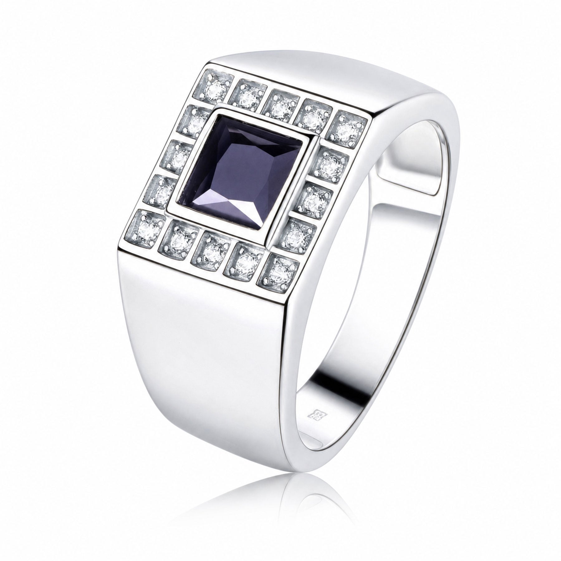 Silberner Herrenring