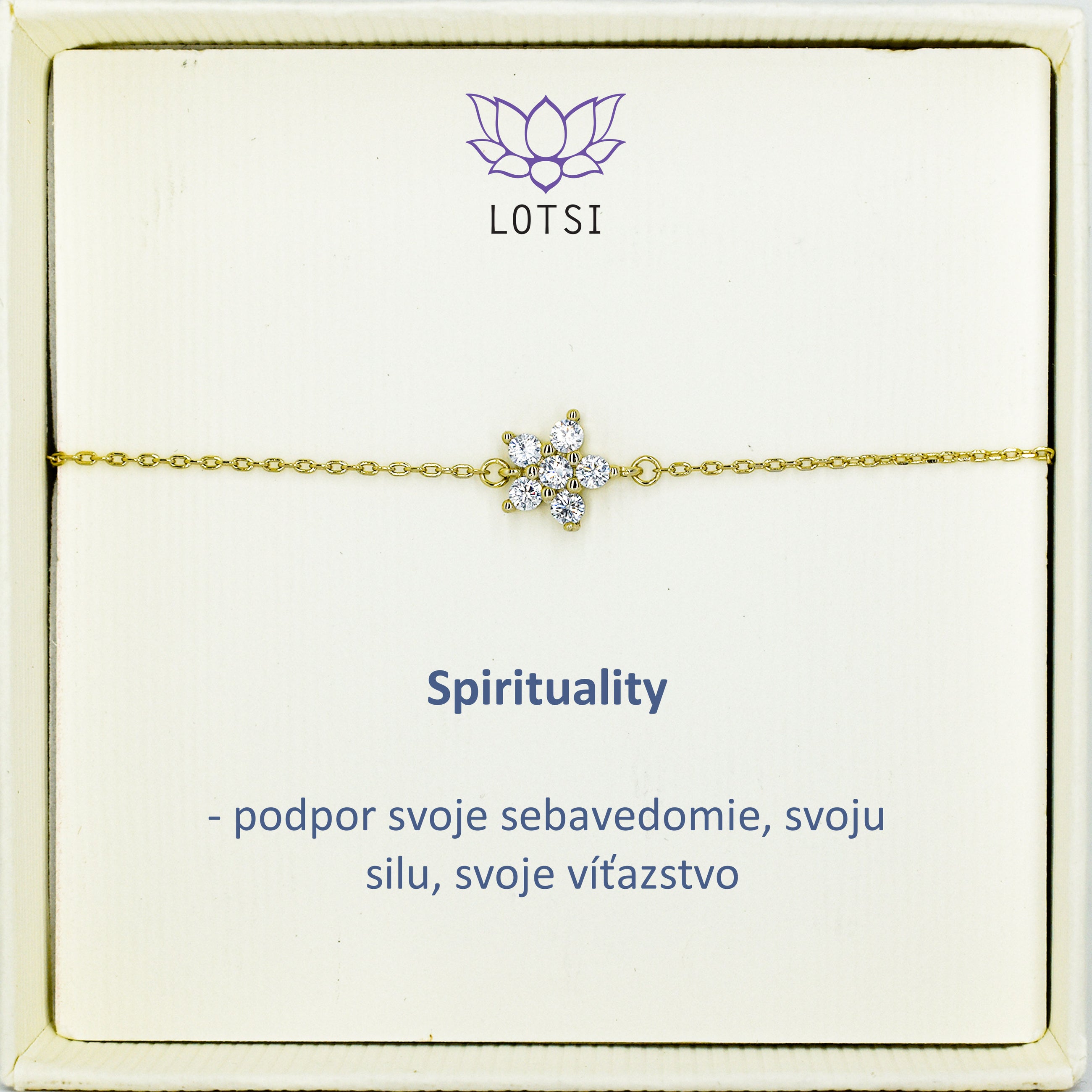 Strieborný náramok Spirituality