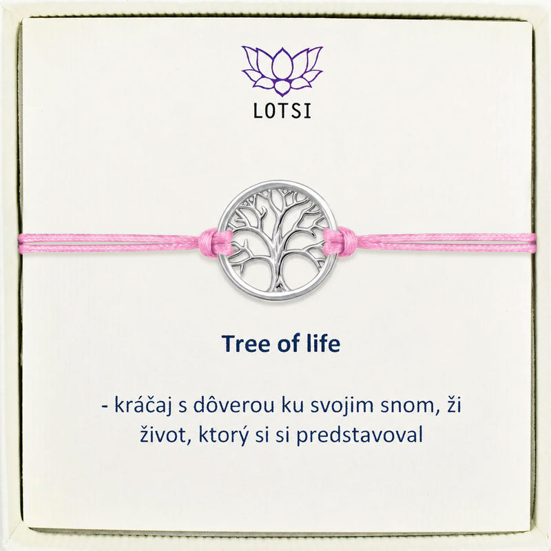 Strieborný náramok Tree of life