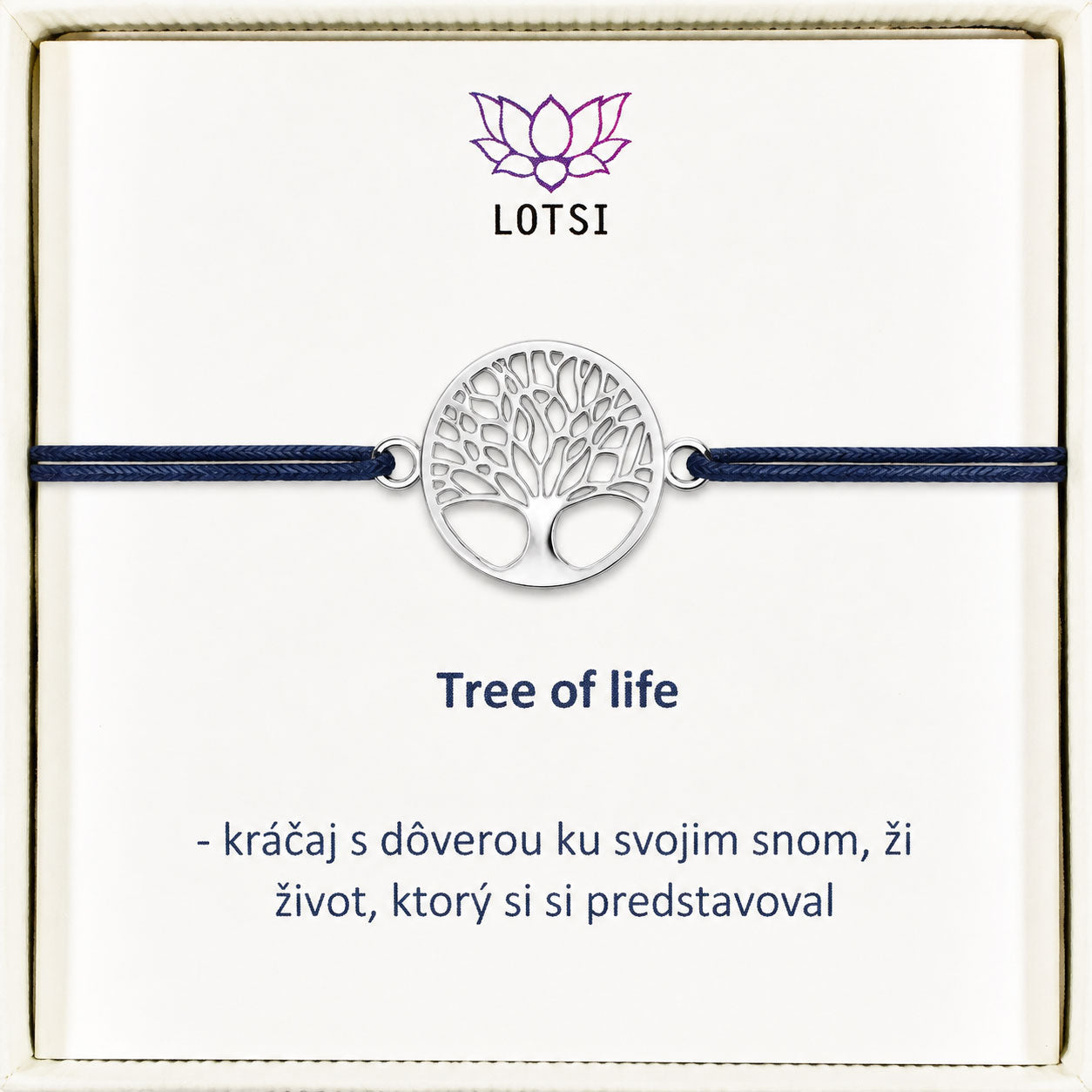 Strieborný náramok Tree of life