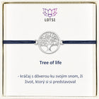Strieborný náramok Tree of life