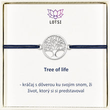 Strieborný náramok Tree of life