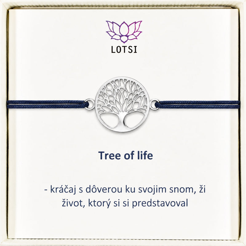 Strieborný náramok Tree of life