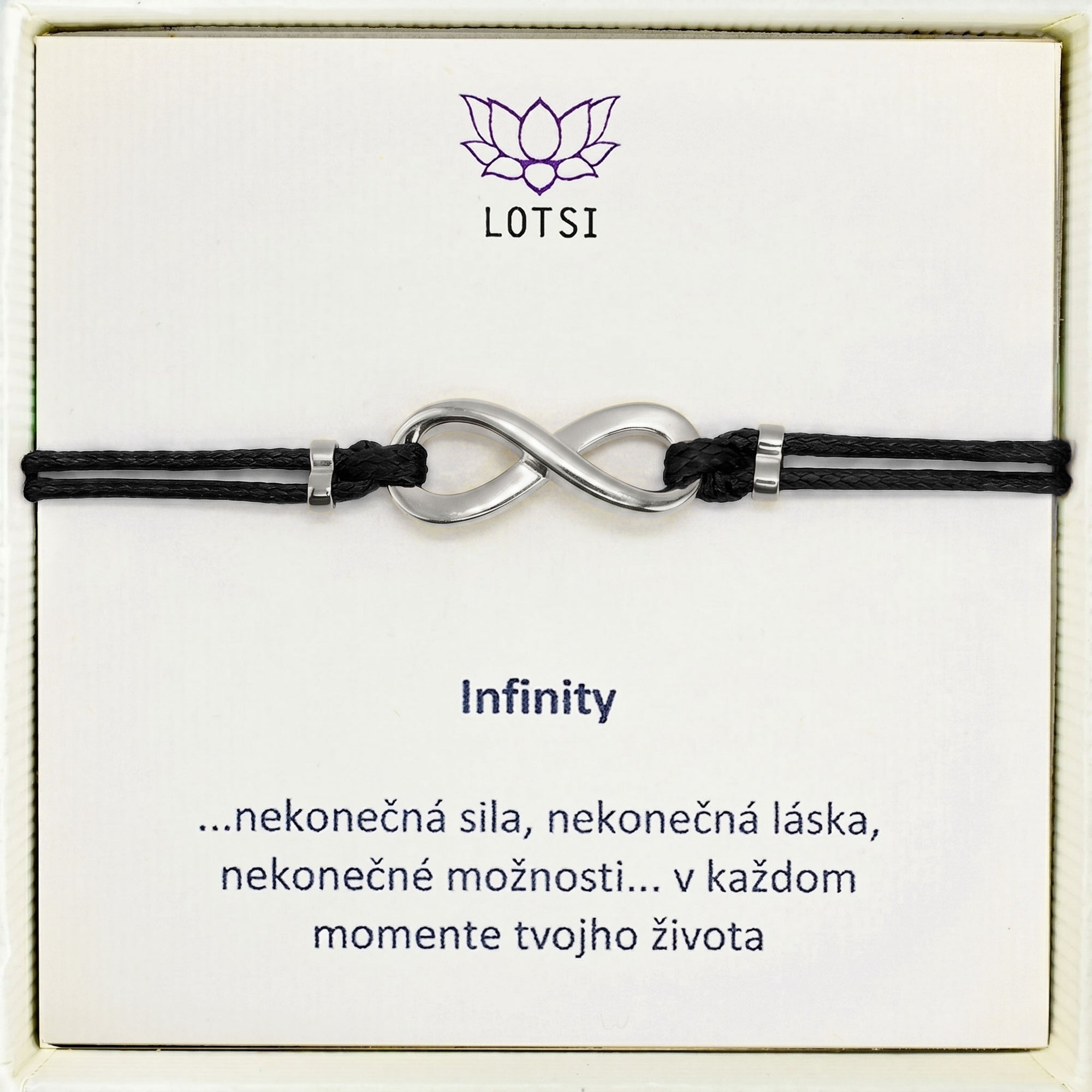 Silberarmband Unendlichkeit