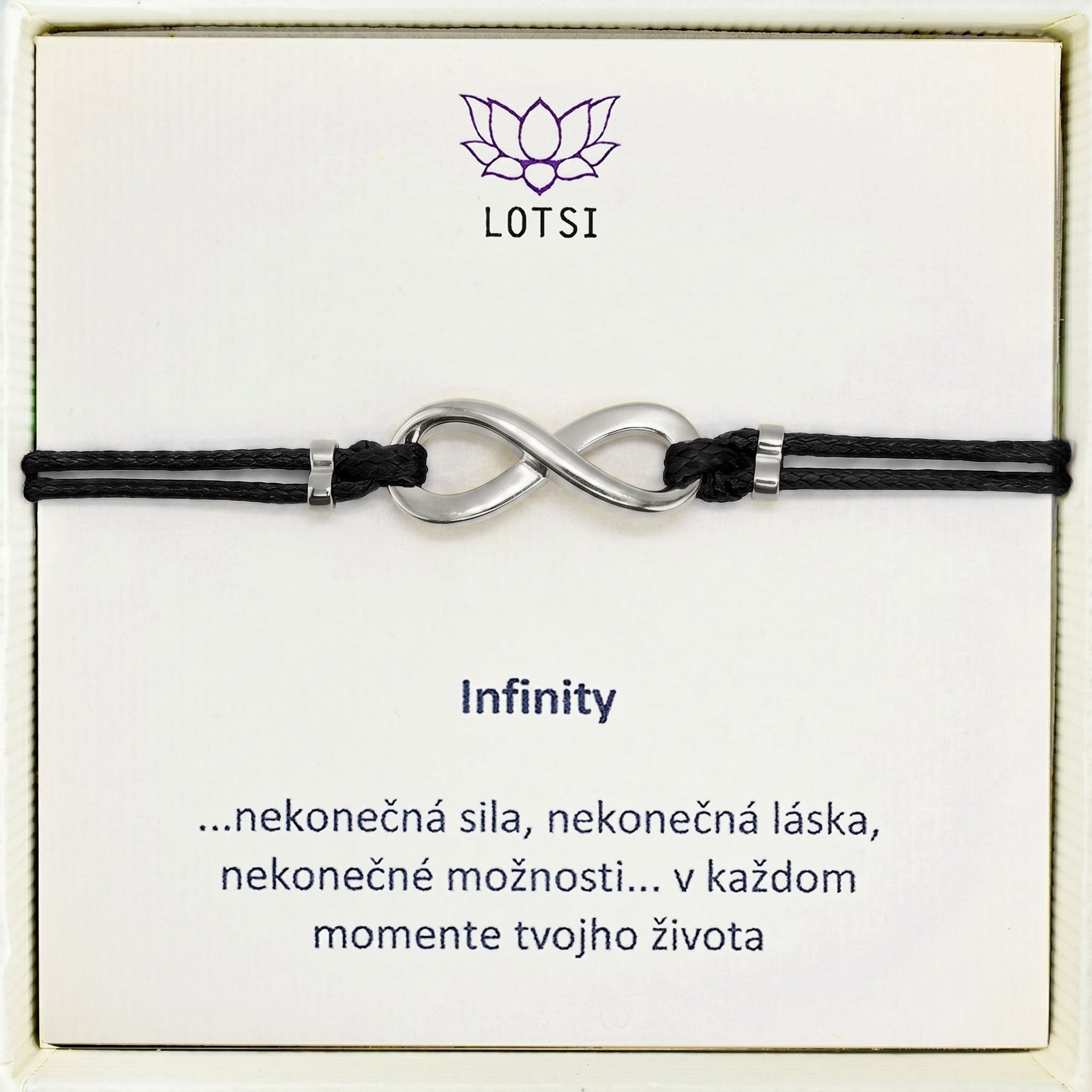 Silberarmband Unendlichkeit