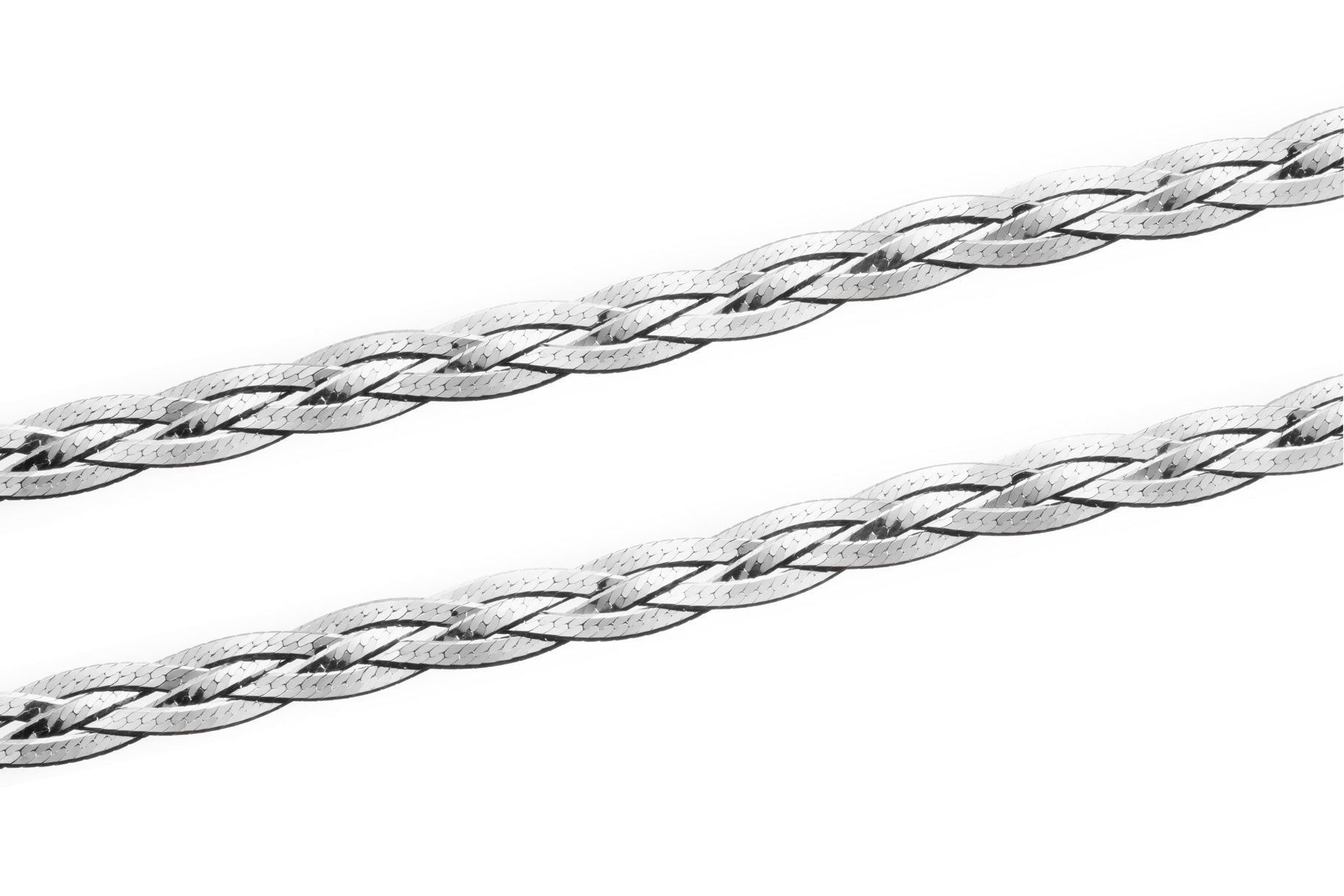 strieborna-retiazka-prepletana