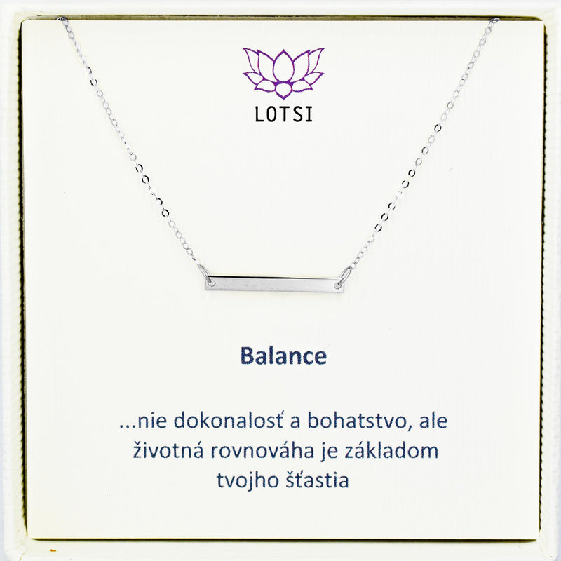 Zlatá retiazka Balance